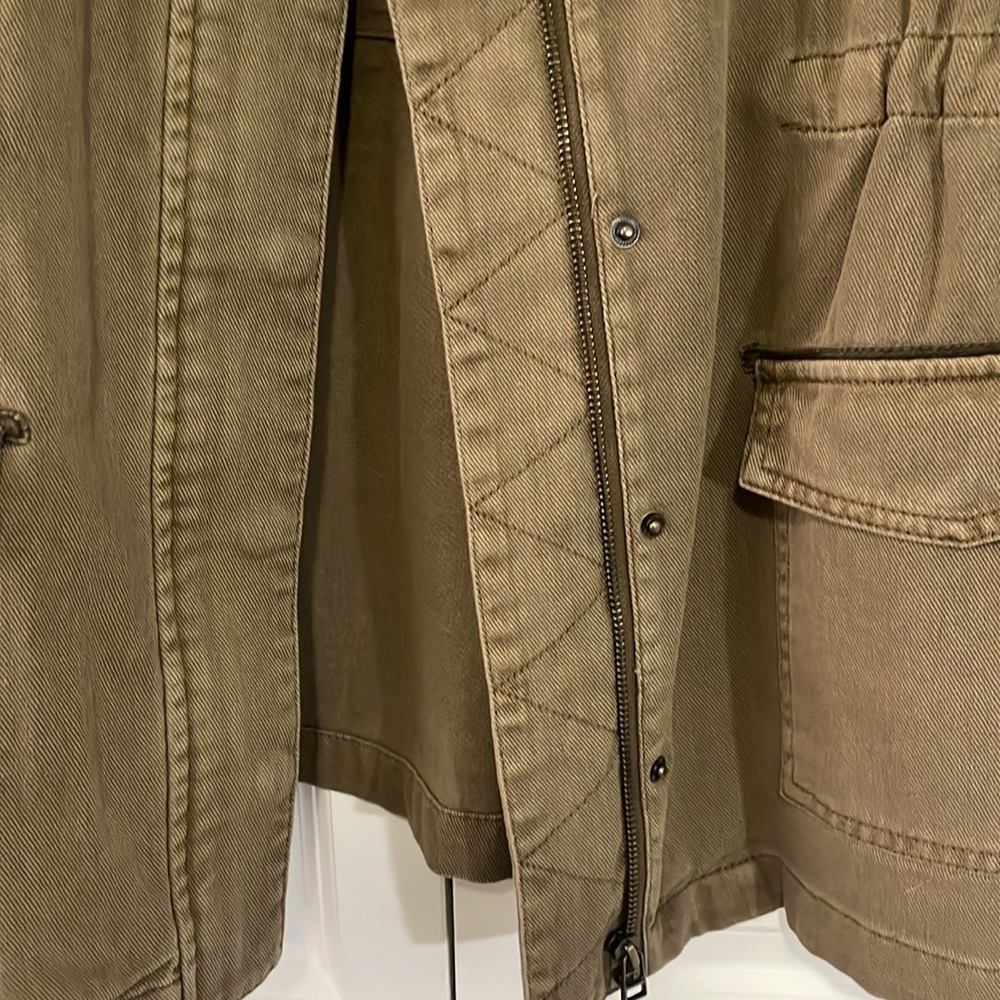 Sundance embroidered olive cargo jacket - Picture 5 of 12